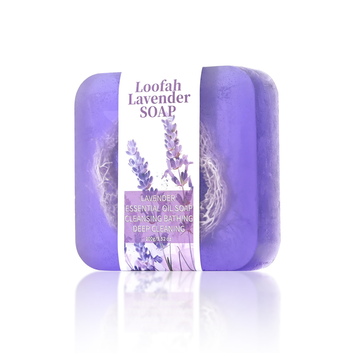 S+100g  Lavender Loofah Essent - đánh giá và giá Kojic Acid Soap
