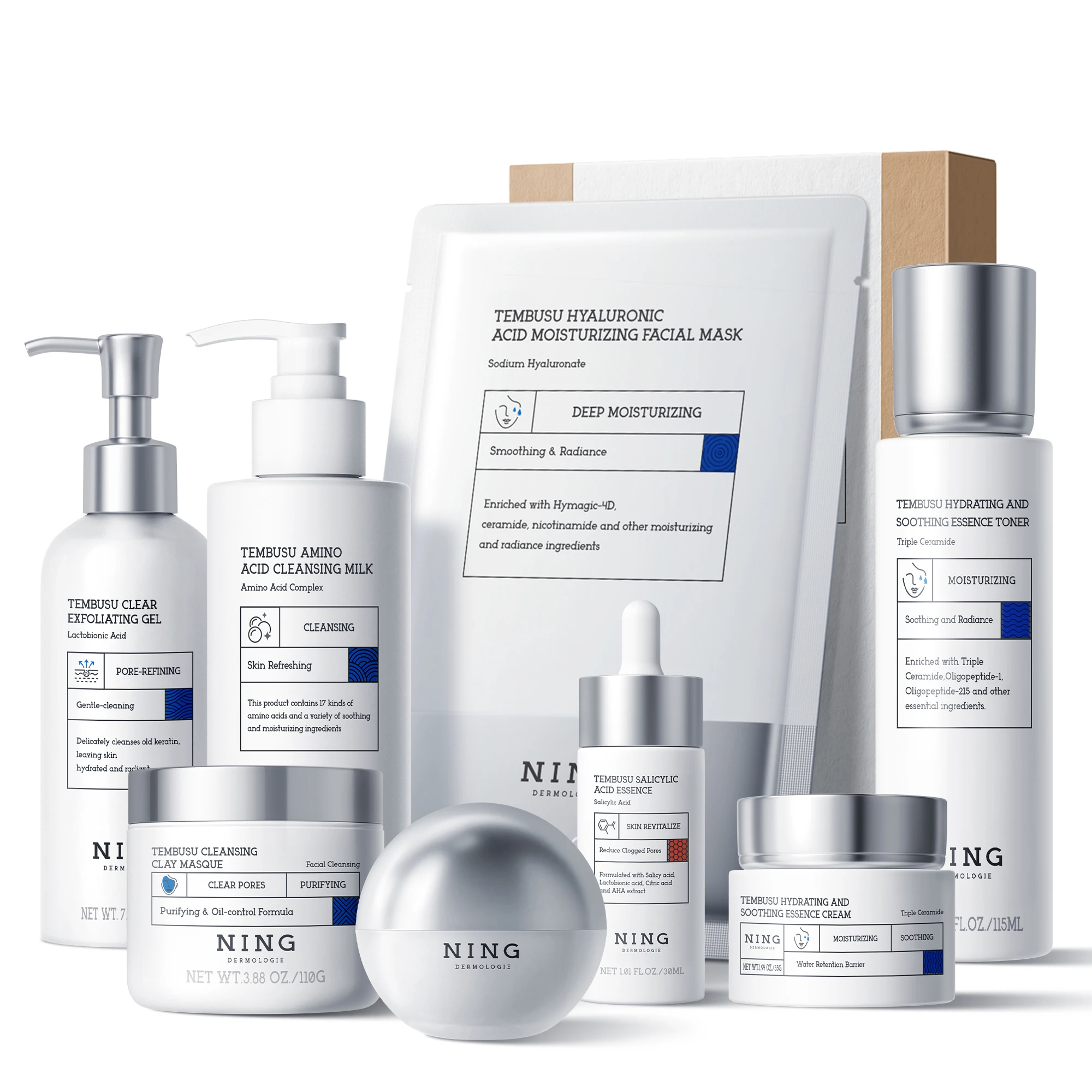 Tembusu Essence Skin Care Set  - đánh giá và giá Skincare Salicylic Acid