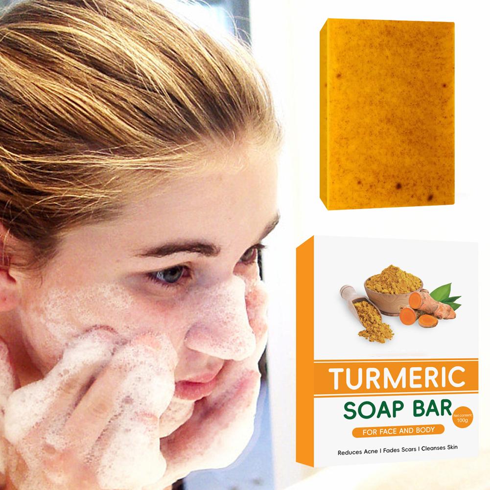 Turmeric Lemon Soap Hand Made  - đánh giá và giá Kojic Acid Soap