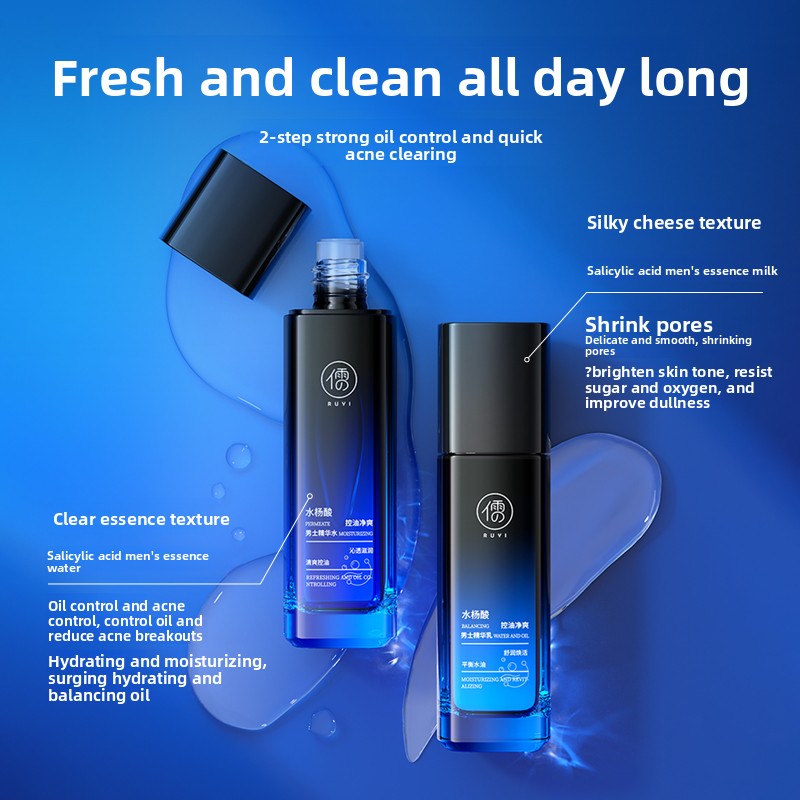 RUYI Men Skin Care Set Salicyl - đánh giá và giá Skincare Salicylic Acid