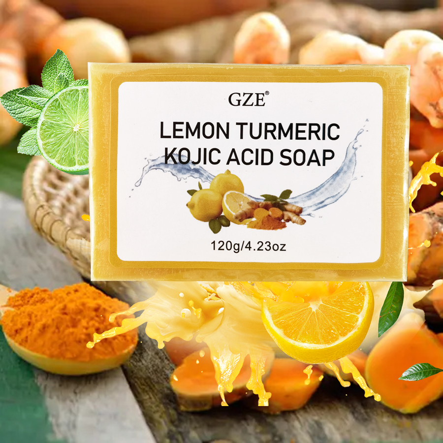 GZE Body Restore Lemon Turmeri - đánh giá và giá Kojic Acid Soap