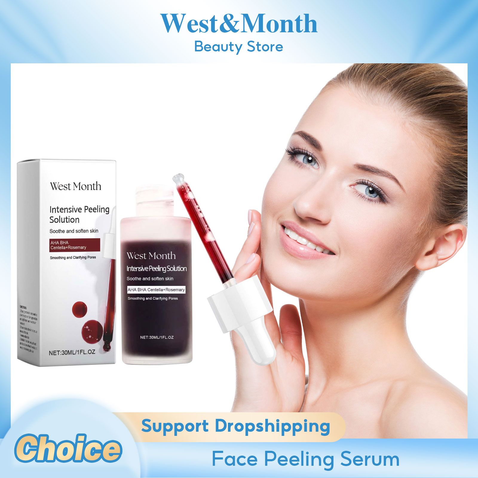 Peeling Face Serum Fruit Acid  - đánh giá và giá Skincare Salicylic Acid