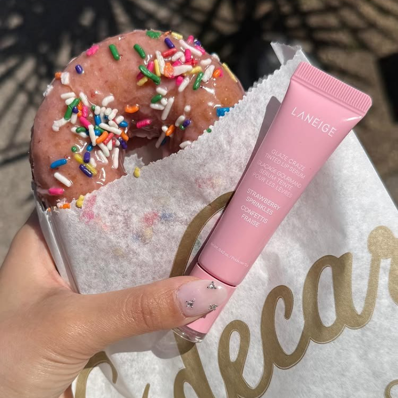 Laneige Donut Strawberry Sugar - đánh giá và giá Skincare Laneige