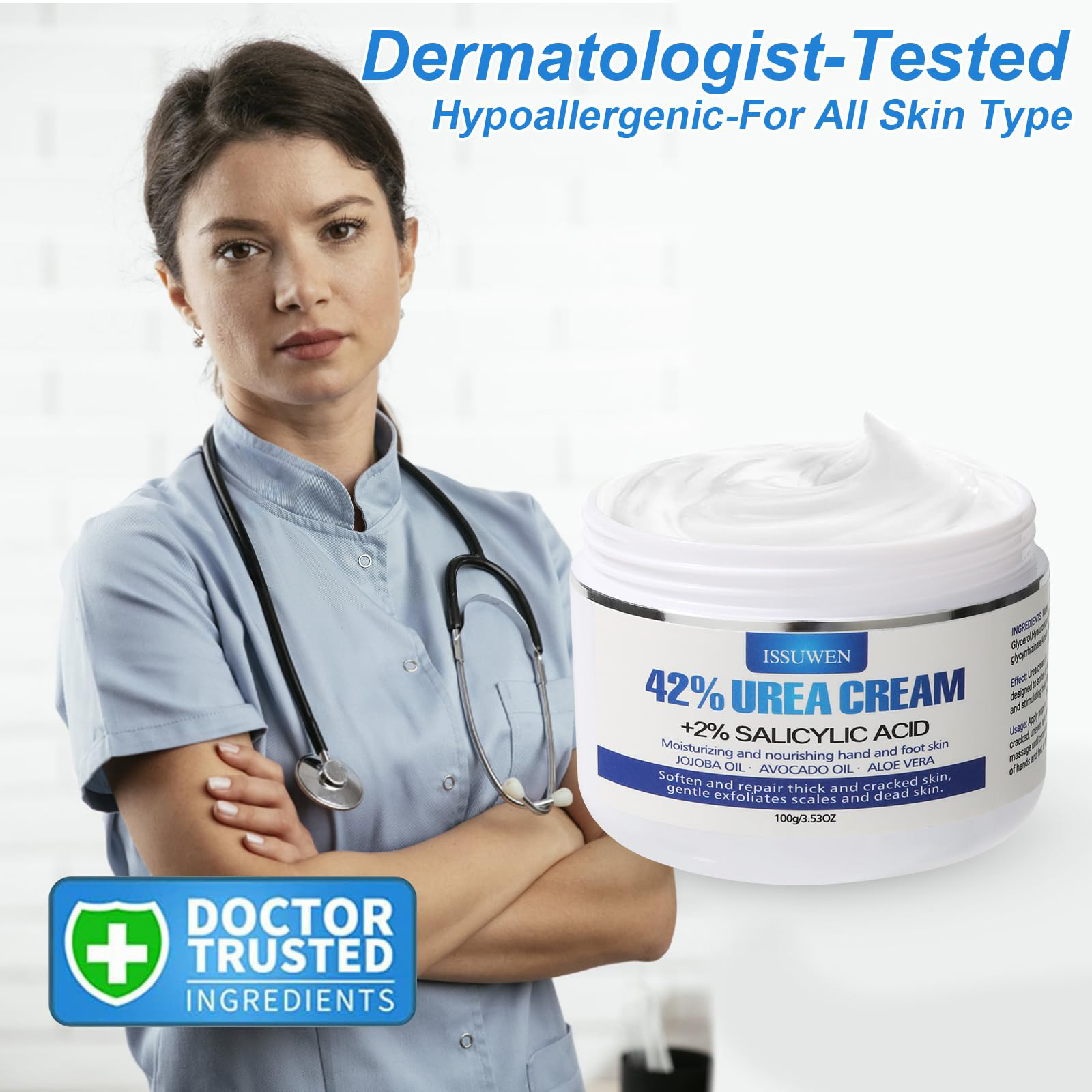 Urea Cream 42% Plus Salicylic  - đánh giá và giá Skincare Salicylic Acid