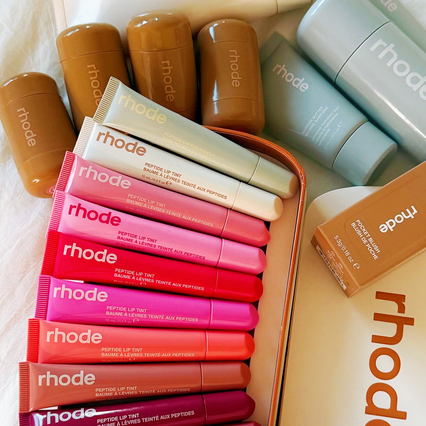 Rhodee Blusher Rouge Powder Po - đánh giá và giá Skincare Laneige